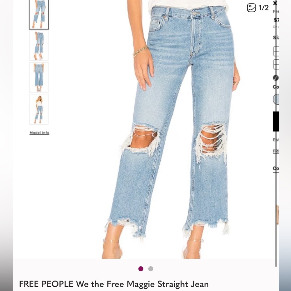 Free people we the free Maggie jeans